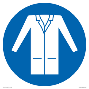 Custom Mandatory: Wear a lab coat